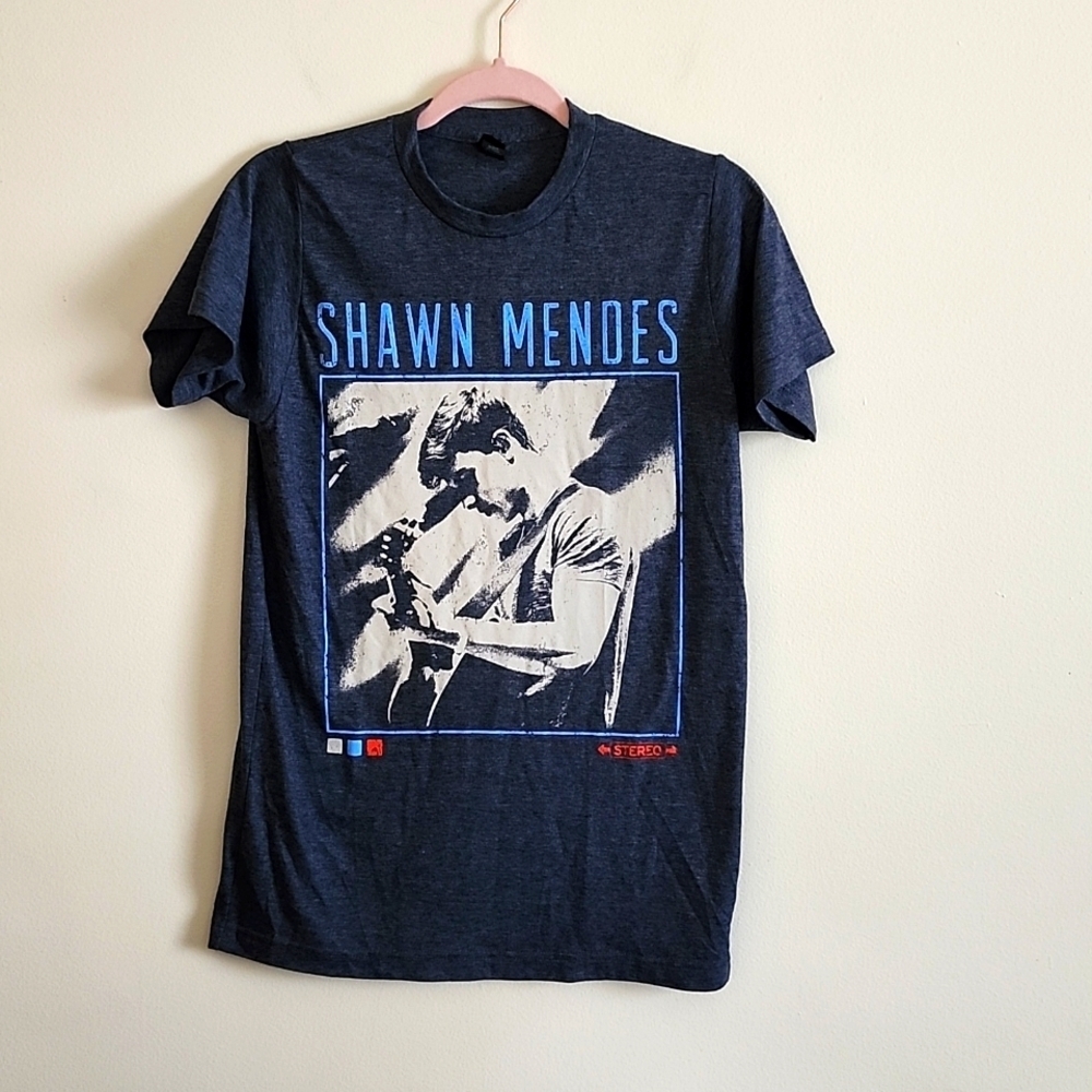 Shawn Mendes concert tee 'stereo' gray soft t shirt Women's small preshrunk